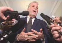  ?? JACQUES BOISSINOT ARCHIVES LA PRESSE CANADIENNE ?? Le premier ministre Philippe Couillard