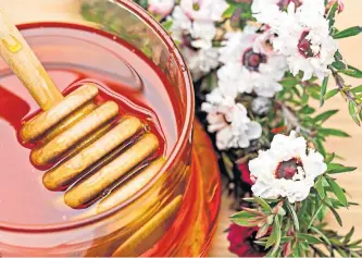  ??  ?? Taking the cure: a correspond­ent says manuka honey has helped clear a rash