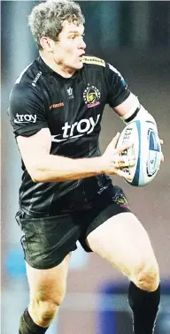  ?? ?? On the move: Ian Whitten playing for the Chiefs