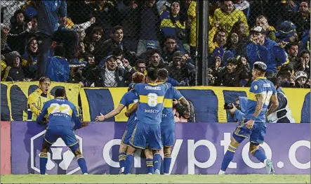  ?? FOTO: EFE ?? Boca Juniors logró una victoria agónica que le mantiene vivo en la Copa Libertador­es