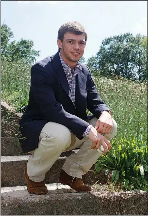  ?? Terrance Armstard/News-Times ?? Scholar-Athlete: El Dorado's Jackson Waldrum is a finalist for 2017 Nexans AmerCable/News-Times Male Scholar-Athlete of the Year. Waldrum played baseball for the Wildcats while maintainin­g a 4.0 grade point average. The Nexans AmerCable/NewsTimes...