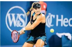  ?? FOTO: IMAGO ?? Konzentrie­rt eine Runde weiter: Angelique Kerber während ihres Auftaktspi­els in Cincinnati.