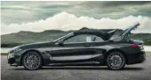  ?? BMW ?? Trübe Tage, trübe Stimmung? Von wegen! Das neue 8er-Cabrio von BMW macht Lust auf einen langen und sonnenreic­hen Sommer.