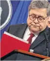  ?? REUTERS ?? U.S. Attorney General William Barr