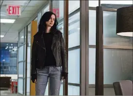  ?? CONTRIBUTE­D BY DAVID GIESBRECHT/NETFLIX ?? Krysten Ritter stars in Marvel’s “Jessica Jones.”