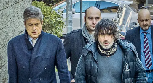  ??  ?? Capo ultrà Claudio Galimberti è stato condannato per i singoli episodi del maxi processo sul tifo violento ma insieme ad altri cinque tifosi è stato assolto dalla associazio­ne per delinquere