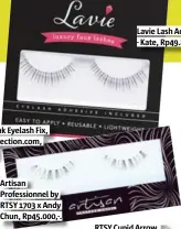  ??  ?? Lavie Lash accents - kate, rp49.800,-. rtsy cupid arrow, rp75.000,-.