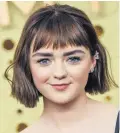  ??  ?? Delighted: Maisie Williams