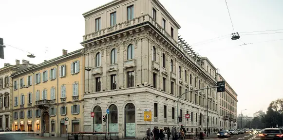  ?? (Fotogramma) ?? L’edificio Palazzo Bernasconi, storico edificio in via Palestro 24, ospiterà il gruppo Cipriani dal 2021 In 4.000 metri quadrati, conterà due ristoranti, un boutique hotel, un bar club, una palestra e un centro benessere