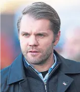  ??  ?? Dundee United boss Robbie Neilson.