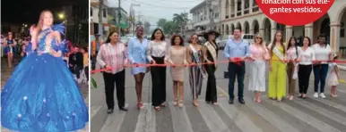  ?? ?? FIESTA. La noche del sábado fue la coronación de Izza Sevilla como reina de la Feria Isidra y Ashley Pérez reina del carnaval. Horas antes, el alcalde Bader Dip inauguró la feria con el corte de cinta.