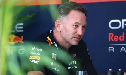  ?? Photograph: Clive Rose/Getty Images ?? Christian Horner said of the investigat­ion into him: ‘Elements have looked to benefit from it and that is perhaps the not-so-pretty side of our industry.’