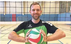  ?? FOTO: HENDRIKE GIERTH ?? Libero Markus Becker spricht von einer konkurrenz­fähigen Mannschaft des VC Ratheim für die kommende Saison.