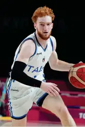  ?? (Ciamillo e Castoria) ?? Talento
Nico Mannion, 20 anni, in azione con l’Italia a Tokyo