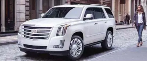  ??  ?? 2017 Cadillac Escalade