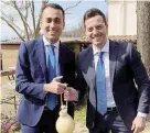  ?? Ansa ?? Andrea Greco con Luigi Di Maio