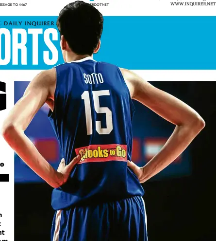  ?? —FIBA.COM ?? Ateneo fans can heave a sigh of relief for now. Kai Sotto isn’t turning his back on the Blue Eaglets despite offers to play in Europe and the United States.