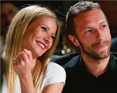  ??  ?? Gwyneth Paltrow und ihr Ex-mann Chris Martin verstehen sich immer noch blendend AP