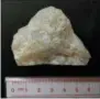  ?? ZHAOYU ZHU — THE ASSOCIATED PRESS ?? This Wednesday, Feb. 28, 2018 photo provided by Zhaoyu Zhu shows a stone flake that was found in an archaeolog­ical site in the Loess Plateau in China. In a report released on Wednesday, July 11, 2018, scientists believe stone tools like this could have...