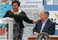  ?? Yi-Chen Lee / Houston Chronicle ?? Yolonda Henry has benefited from LiftFund, which Gov. Greg Abbott’s office has supported financiall­y.