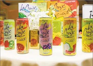  ?? Vivien Killilea WireImage ?? LaCROIX beverages contain “natural” ingredient­s that can sound suspicious­ly like synthetic compounds.