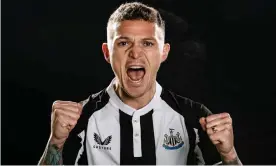  ?? ?? Kieran Trippier after completing his move to Newcastle. Photograph: Serena Taylor/ Newcastle United/Getty Images