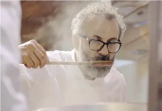  ?? NATIONAL FILM BOARD OF CANADA ?? Theater of Life follows the efforts of Massimo Bottura and other world-renowned chefs to feed the needy using surplus food from Milan’s Expo 2015.