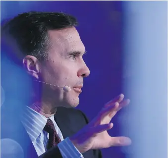  ?? KRISZTIAN BOCSI/BLOOMBERG ?? Finance Minister Bill Morneau views voter and consumer sentiment as key economic drivers in an era of Brexit and Donald Trump. It’s important that Canadians “have a sense of confidence that they can do better tomorrow than they’re doing today,” he says.