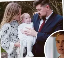  ?? ?? Family: Amy and husband Seán Branigan with son River as a baby and, inset, Amy in the hit BBC drama Line of Duty