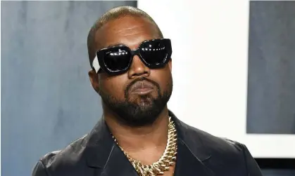  ?? ?? Kanye West lost a design contract with the sportswear brand Adidas last month over antisemiti­c comments. Photograph: Evan Agostini/ Invision/AP