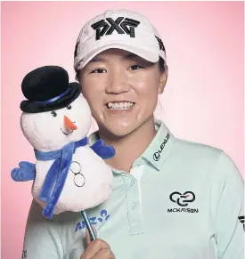  ??  ?? Lydia Ko of New Zealand during a photo session recently.