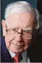  ??  ?? Warren Buffett