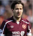  ?? ?? Hearts midfielder Peter Haring