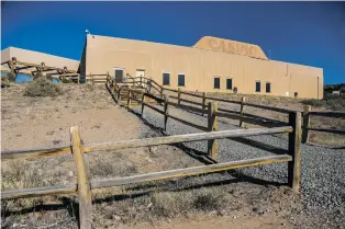  ?? GABRIELA CAMPOS/THE NEW MEXICAN ?? Camel Rock Casino closed recently, with Tesuque Pueblo’s new casino opening just north of Santa Fe last month.