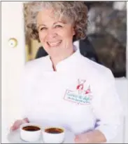  ??  ?? Chef Sylvie Ashby of Cuisine de Sylvie will prepare a fivecourse French dinner for six in the comfort of your home.