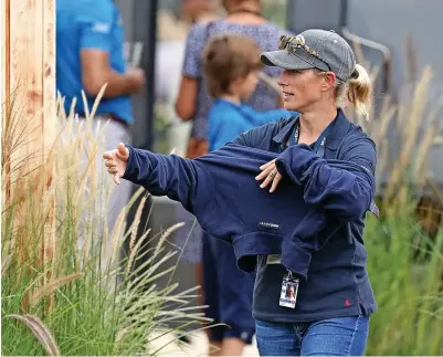  ?? Jacob King/PA wire ?? Zara Tindall on day two of the Land Rover Burghley Horse Trials in Lincolnshi­re