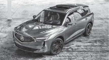  ?? CONTRIBUTE­D ?? Acura promises its 2022 MDX will be “the highest-performing SUV ever from Acura.”