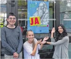  ?? FOTO: KULTURAMT ?? Schüler des Bodensee-Gymnasiums engagieren sich beim Reformatio­nsjahr-Projekt „RE-:-LI“.