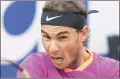  ??  ?? Rafael Nadal said the infection was not serious.