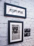  ?? COURTESY OF THE ROCK & ROLL HALL OF FAME ?? The original logo, top, and first issue of Rolling Stone magazine, part of an anniversar­y exhibit at the Rock & Roll Hall of Fame in Cleveland, Ohio.