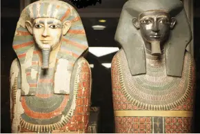  ??  ?? The Two Brothers mummies. (Photo courtesy: The University of Manchester.)