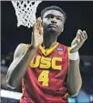  ?? Ronald Martinez Getty Images ?? TRENDING up, forward Chimezie Metu this season averaged 14.8 points, 7.8 rebounds.