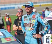  ?? AP - Chase Stevens ?? Kyle Busch, a former Cup champion who has spent his entire career with elite organizati­ons, is facing criticism for comments he made about fledgling driver Garrett Smithley.