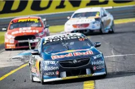  ?? Photo / Getty ?? Shane van Gisbergen is podium-bound in his Red Bull Holden.