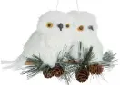  ??  ?? Ice Palace Impression­ism 2 Owls on a Branch Tree Decoration, £12, John Lewis.