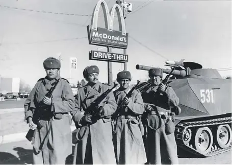  ?? MGM / UA ?? IN A SCENE from 1984’s “Red Dawn,” Soviet troops invade a McDonald’s.