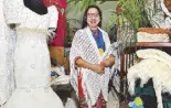  ??  ?? Gantsilyo House of Crochet’s Dr. Menchie de Guzman. She thought of reviving the art of crocheting, not only to preserve this prized tradition, but also to provide livelihood in Bauang, La Union.