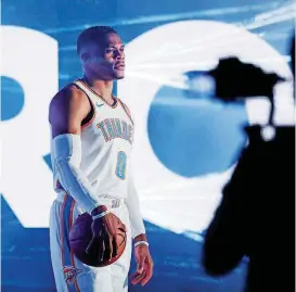  ?? [PHOTO BY NATE BILLINGS, THE OKLAHOMAN] ?? The Thunder has scrimmaged “a lot” with Russell Westbrook out after knee surgery, coach Billy Donovan said.