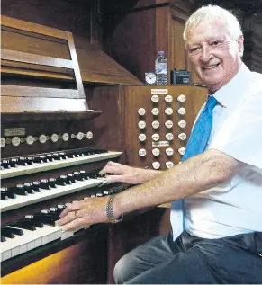  ?? Picture: SWNS ?? John, 75, has just completed his challenge to play every cathedral organ