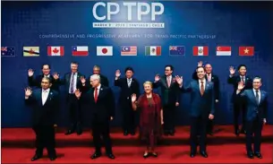  ?? ?? By leading the Comprehens­ive and Progressiv­e Agreement for Trans-Pacific Partnershi­p, Japan has challenged the rising China